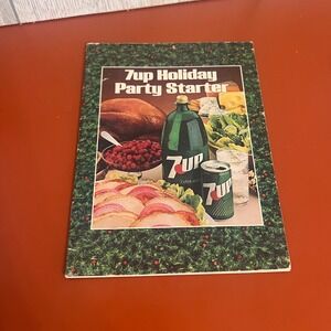 Vintage 1981 7up Holiday Party Starter Recipe Booklet Christmas Entertaining